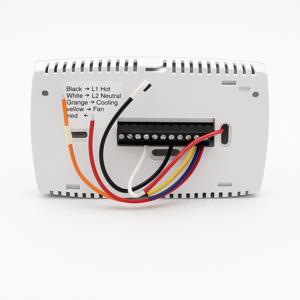 Honeywell Thermostat TB6575A1000/U SuitePRO- 120/240V,3-Speed Fan Coil T-Stat with 2 or 4 Pipe Manual/Auto Heat/Cool Changeover - Honeywell
