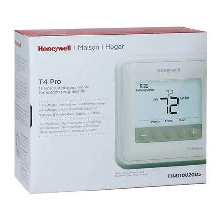 Honeywell T4 Pro Programmable Thermostat - X-Tream