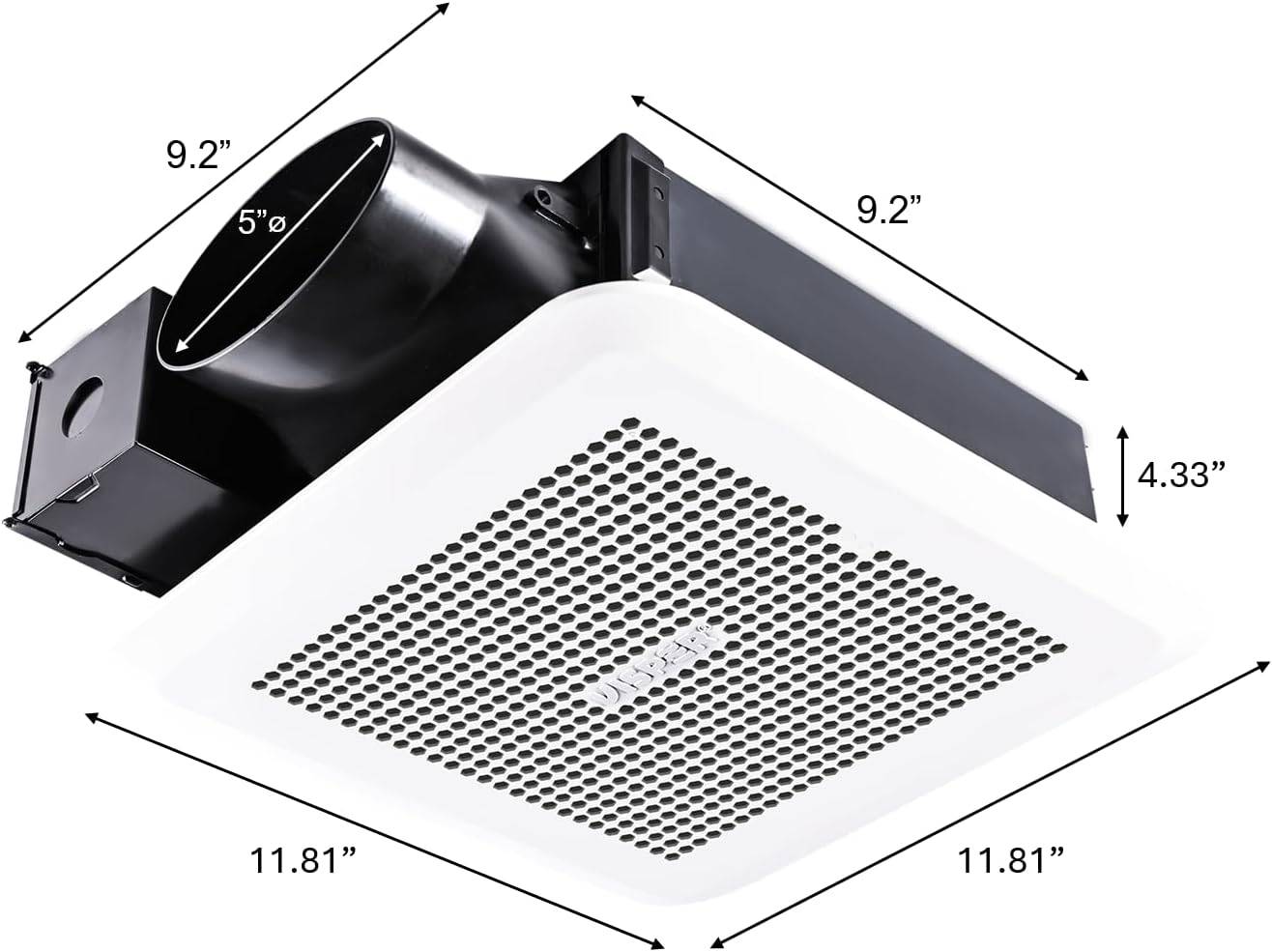 VISPER Bathroom Exhaust Fan - Visper